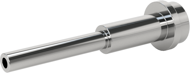 Paslanmaz Çelik Boru için Ultra Parlak Conta Bağlantı Parçası, Conta x Alın Kaynaklı Adaptör, 1/8" Boru Dış Çapı, 1-27/64" Uzunluk