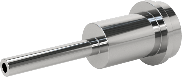 Paslanmaz Çelik Boru için Ultra Parlak Conta Bağlantı Parçası, 1-13/32" Uzunluk, 1/4“ Conta x 1/8” Alın Kaynaklı Boru Dış Çapı için