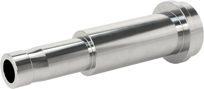 Paslanmaz Çelik Boru için Ultra Parlak Conta Bağlantı Parçası, Adaptör, 1/4“ Boru İç Çapı Contası x 1/4” Boru Gövde Dış Çapı için