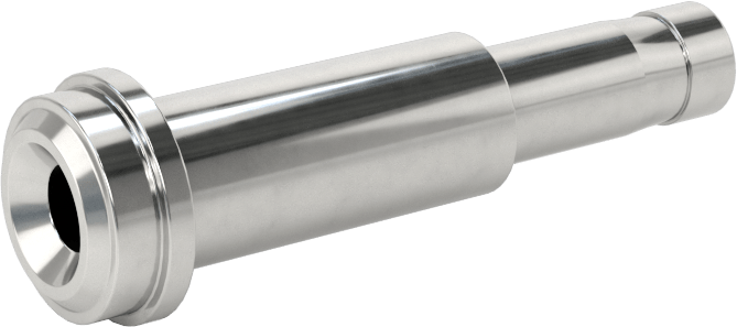 Paslanmaz Çelik Boru için Ultra Parlak Conta Bağlantı Parçası, Adaptör, 1/4“ Boru İç Çapı Contası x 1/4” Boru Gövde Dış Çapı için