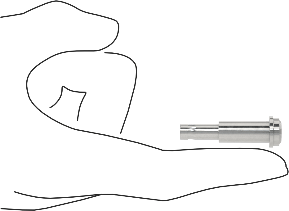 Paslanmaz Çelik Boru için Ultra Parlak Conta Bağlantı Parçası, Adaptör, 1/4“ Boru İç Çapı Contası x 1/4” Boru Gövde Dış Çapı için