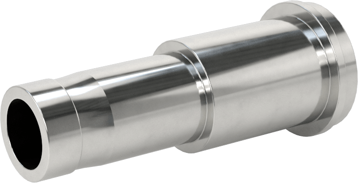 Paslanmaz Çelik Boru için Ultra Parlak Conta Bağlantı Parçası, Adaptör, 1/2“ Boru Dış Çapı Contası x 1/2” Boru Gövde Dış Çapı için
