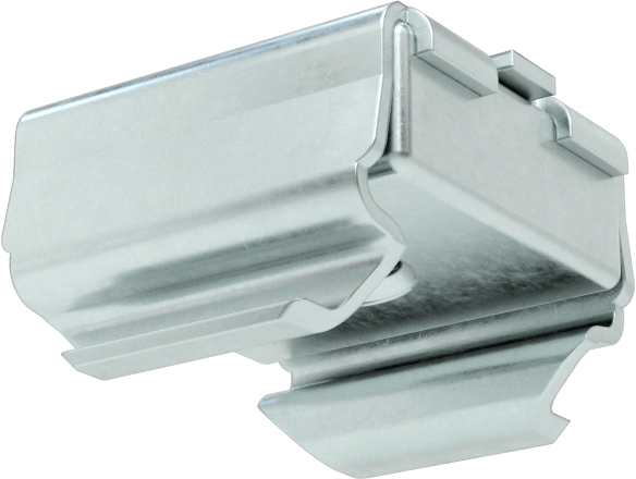 Geçmeli Somun, Çinko Kaplı Çelik, M5 x 0,8 mm Boyut, 0,7-1,6 mm Kalınlığında Panel için