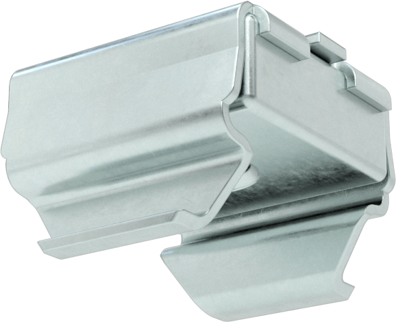 Geçmeli Somun, Çinko Kaplı Çelik, M5 x 0,8 mm Boyut, 1,7-2,6 mm Kalınlığında Panel için