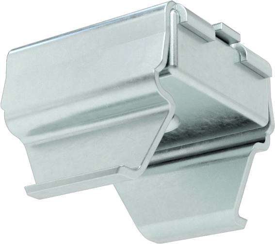 Geçmeli Somun, Çinko Kaplı Çelik, M5 x 0,8 mm Boyut, 3,2-3,9 mm Kalınlığında Panel için