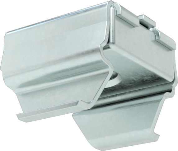 Geçmeli Somun, Çinko Kaplı Çelik, M6 x 1 mm Boyut, 2,4-3,2 mm kalınlığında panel için