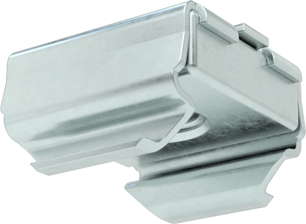Geçmeli Somun, Çinko Kaplı Çelik, M8 x 1.25 mm, 1,5-2,3 mm Kalınlıkta Panel için