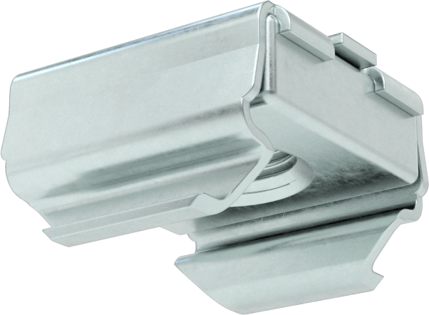 Geçmeli Somun, Çinko Kaplı Çelik, M10 x 1.5 mm, 1,5-2,3 mm Kalınlıkta Panel için