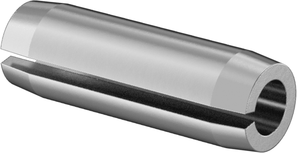 Çinko Kaplamalı 1050-1095 Çelik Yivli Yay Pimleri, 5/64" Çap, 1/4" Uzunluk