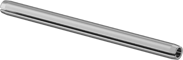 Çinko Kaplamalı 1050-1095 Çelik Yivli Yay Pimleri, 1/16" Çap, 15/16" Uzunluk