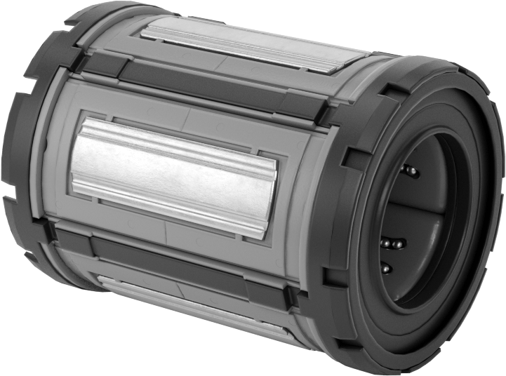 Kendinden Hizalamalı Bilyalı Lineer Rulman, 5/8" Mil Çapı için, 1,112" Halka Yivleri Merkezden Merkeze