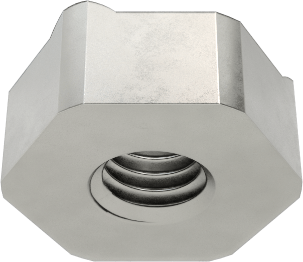 Çelik Vida Kilitli Altıgen Kaynak Somunları, M6 x 1 mm Diş, 13 mm Genişlik