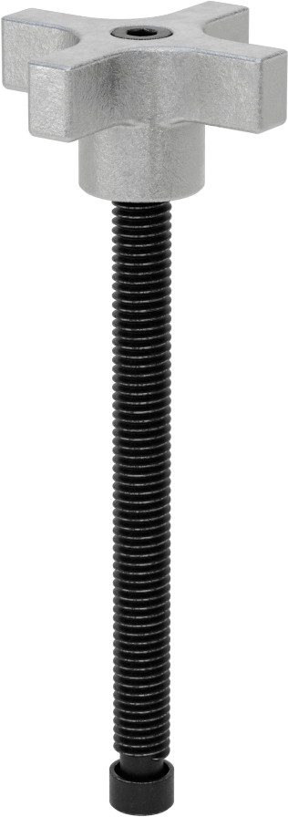 Vida Kelepçesi, 3/8"-16 Diş Boyutu, 4-5/16" Uzunluk