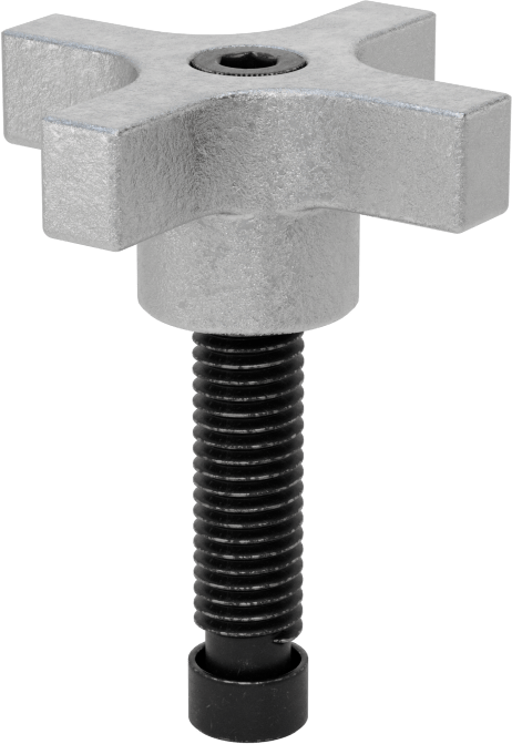 Vida Kelepçesi, 1/2"-13 Diş Boyutu, 2-1/16" Uzunluk