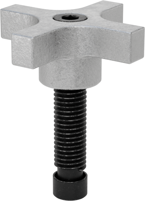 Vida Kelepçesi, 5/8"-11 Diş Boyutu, 2-3/8" Uzunluk