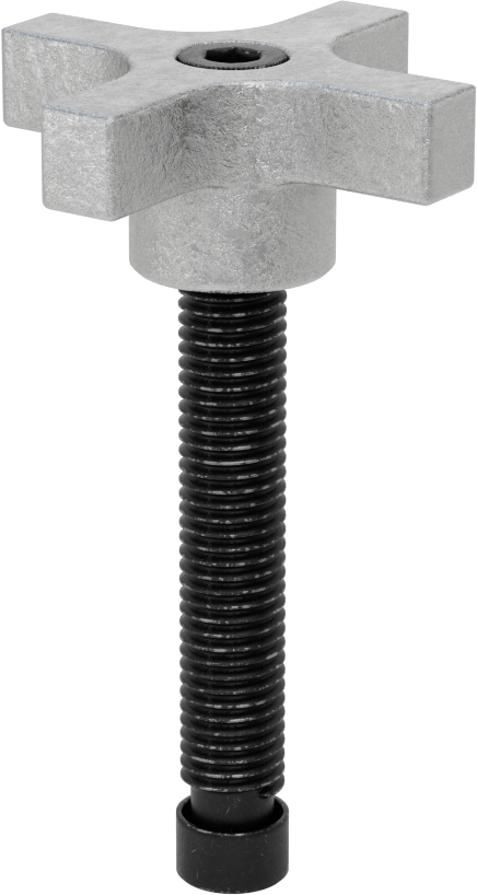 Vida Kelepçesi, 5/8"-11 Diş Boyutu, 3-7/8" Uzunluk