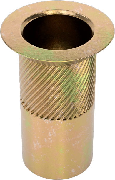 Gömme Montajlı Perçin Somunu, M5 x 0,8 mm Diş Boyutu, 4 mm ila 6 mm Malzeme Kalınlığı için