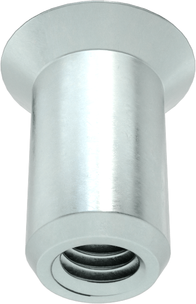Gömme Montajlı Perçin Somunu, M4 x 0,7 mm Diş, 1,6 mm ila 3,5 mm Malzeme Kalınlığı için