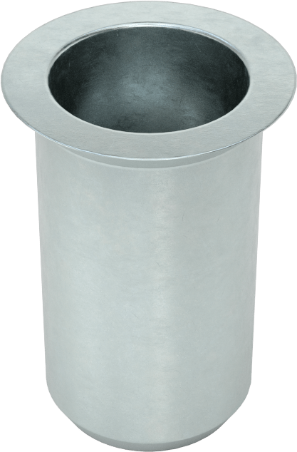 Gömme Montajlı Perçin Somunu, M8 x 1,25 mm Diş Boyutu, 5 mm ila 7,5 mm malzeme kalınlığı için
