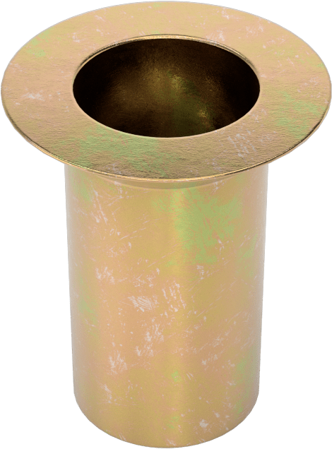 Gömme Montajlı Perçin Somunu, 3/8"-16 Diş Boyutu, 0,125“ ila 0,211” Malzeme Kalınlığı için