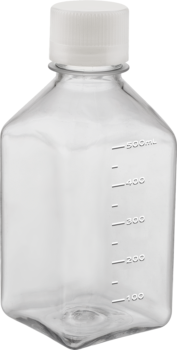 Dereceli Plastik Şişe, PETG Plastik, 16 FL. oz Kapasite