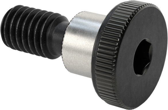 Düşük Profilli Omuzlu Vida, 8 mm Omuz Çapı, 6 mm Omuz Uzunluğu, M6 x 1 mm Diş