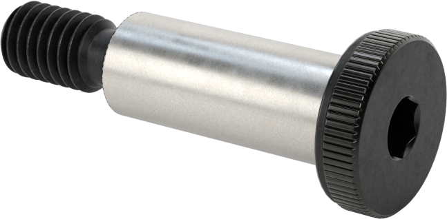 Düşük Profilli Omuzlu Vida, 8 mm Omuz Çapı, 20 mm Omuz Uzunluğu, M6 x 1 mm Diş