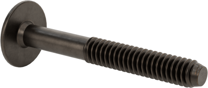 Ahşap için Bağlama Vidaları, Bronz, 1/4"-20, 1,181" Diş Uzunluğu, 1,969 inç Uzunluk, 0,669 inç Baş