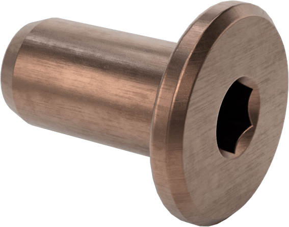 Bronz Kaplamalı Çelik Varil Bağlama, 1/4"-20, 0,669" Uzunluk