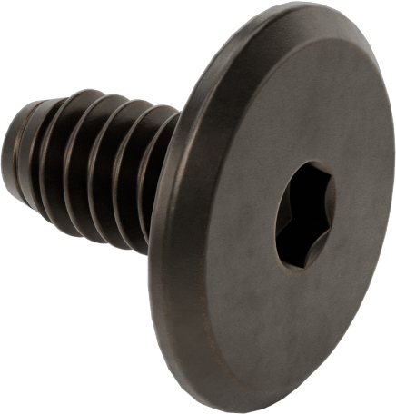 Ahşap için Bağlama Vidaları, Bronz Kaplama, 1/4“-20, 0,472” Diş Uzunluğu, 0,472“ Uzunluk, 0,669” Baş