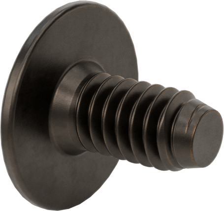 Ahşap için Bağlama Vidaları, Bronz Kaplama, 1/4“-20, 0,472” Diş Uzunluğu, 0,472“ Uzunluk, 0,669” Baş