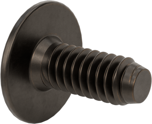 Ahşap için Bağlama Vidaları, Bronz Kaplama, 1/4“-20, 0,591” Diş Uzunluğu, 0,591“ Uzunluk, 0,669” Baş