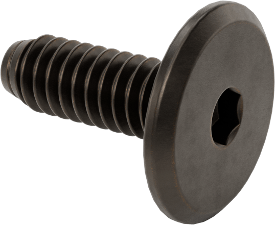 Ahşap için Bağlama Vidaları, Bronz Kaplama, 1/4“-20, 0,708” Diş Uzunluğu, 0,708“ Uzunluk, 0,669” Baş