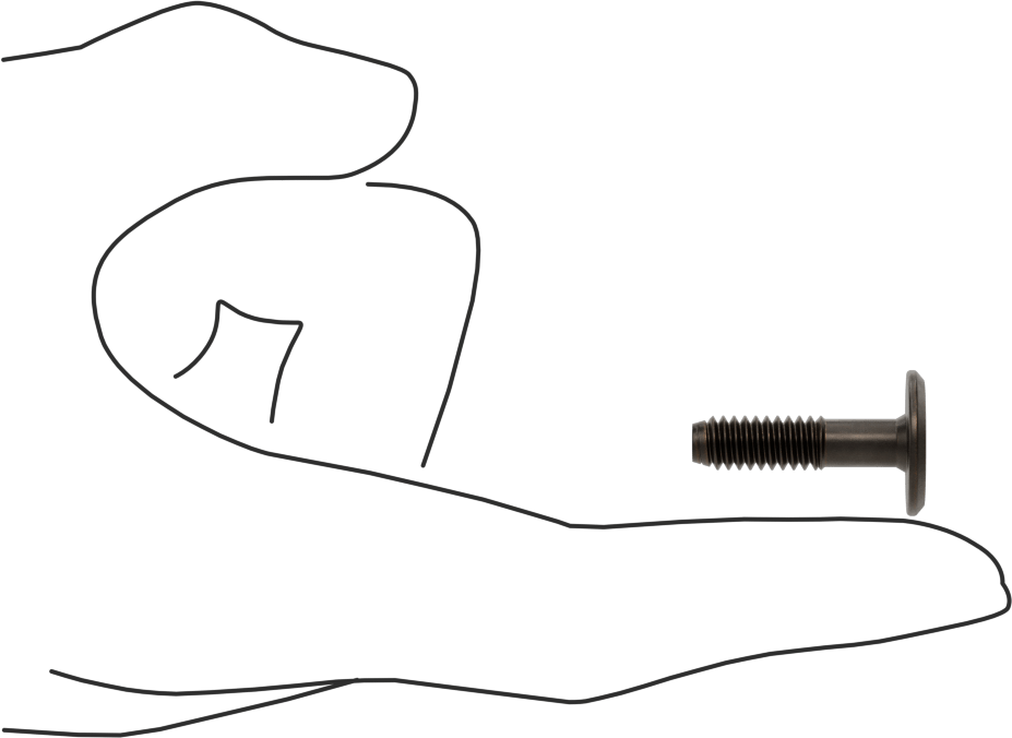 Ahşap için Bağlama Vidaları, Bronz Kaplama, 1/4“-20, 0,591” Diş Uzunluğu, 0,984“ Uzunluk, 0,669” Baş