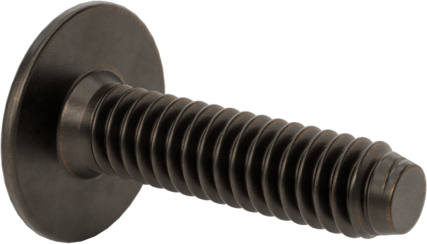 Ahşap için Bağlama Vidaları, Bronz Kaplama, 1/4“-20, 0,984” Diş Uzunluğu, 0,984“ Uzunluk, 0,669” Baş