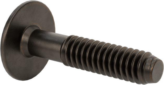 Ahşap için Bağlama Vidaları, Bronz Kaplama, 1/4“-20, 0,787” Diş Uzunluğu, 1,181 inç Uzunluk, 0,669 inç Baş