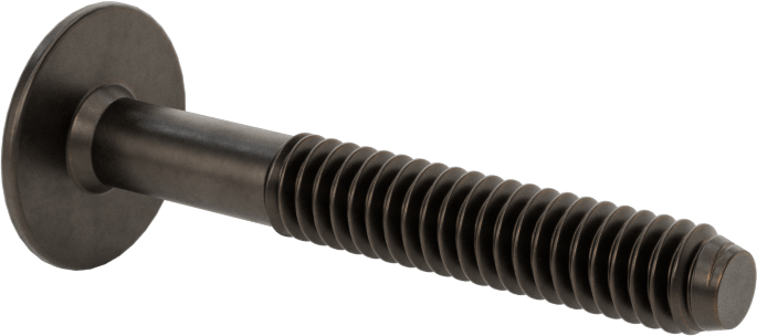 Ahşap için Bağlama Vidaları, Bronz, 1/4"-20, 1,181" Diş Uzunluğu, 1,772 inç Uzunluk, 0,669 inç Baş