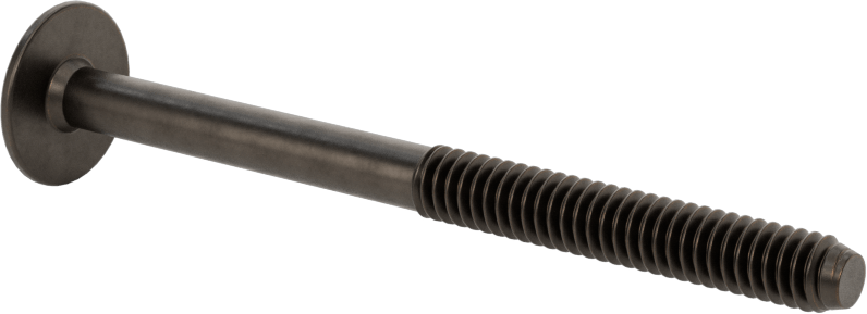 Ahşap için Bağlama Vidaları, Bronz Kaplama, 1/4"-20, 1,575 inç Diş Uzunluğu, 3,15“ Uzunluk, 0,669” Baş