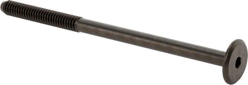 Ahşap için Bağlama Vidaları, Bronz, 1/4"-20, 1,575 inç Diş Uzunluğu, 4,328 inç Uzunluk, 0,669 inç Baş