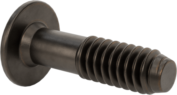 Ahşap için Bağlama Vidaları, Bronz Kaplama, 1/4“-20, 0,512” Diş Uzunluğu, 0,906“ Uzunluk, 0,519” Baş