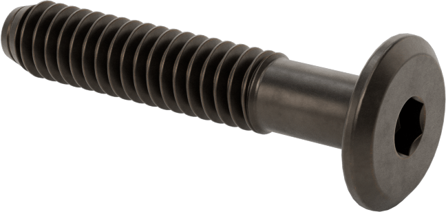 Ahşap için Bağlama Vidaları, Bronz Kaplama, 1/4“-20, 0,984” Diş Uzunluğu, 1,378 inç uzunluk, 0,519 inç başlık