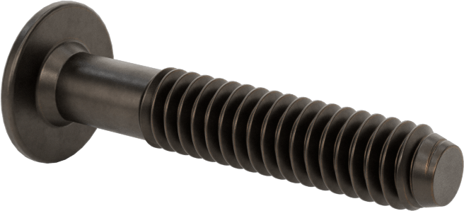 Ahşap için Bağlama Vidaları, Bronz Kaplama, 1/4“-20, 0,984” Diş Uzunluğu, 1,378 inç uzunluk, 0,519 inç başlık