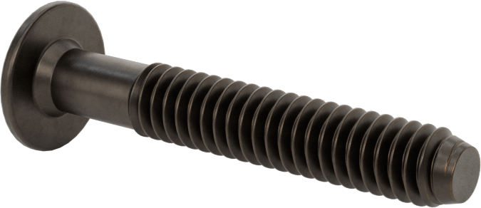 Ahşap için Bağlama Vidaları, Bronz, 1/4"-20, 1,181" Diş Uzunluğu, 1,578 inç Uzunluk, 0,519 inç Başlık