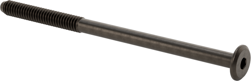 Ahşap için Bağlama Vidaları, Bronz, 1/4"-20, 1,575 inç Diş Uzunluğu, 4,328“ Uzunluk, 0,519” Başlık