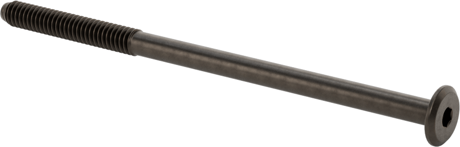 Ahşap için Bağlama Vidaları, Bronz, 1/4"-20, 1,575 inç Diş Uzunluğu, 4,724 inç Uzunluk, 0,519 inç Başlık