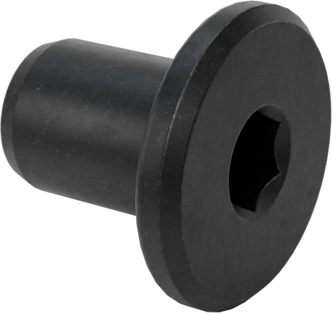 Bağlayıcı Siyah Oksit Çelik Namlu, 1/4“-20, 0,295” Derinlik