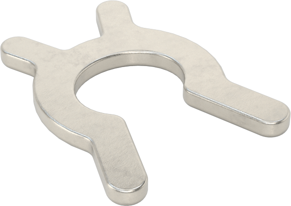 Sıkmalı Dış Tutma Halkası, 18-8 Paslanmaz Çelik, 1/2“-17/32” dış çap için