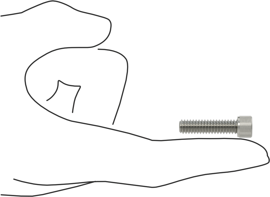 Temizlenmiş ve Torbalı 18-8 Paslanmaz Çelik Havalandırmalı Soket Başlı Vida, Yüksek Vakum, 1/4"-20 Diş Boyutu, 1" Uzunluk