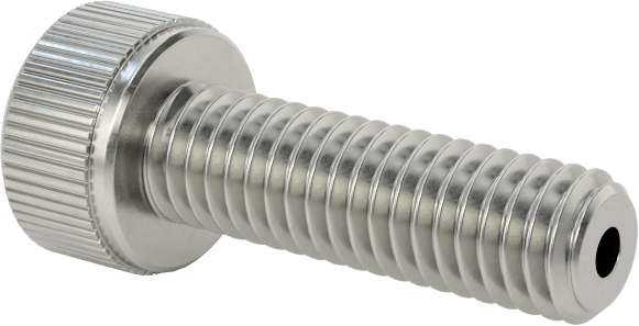Temizlenmiş ve Torbalı 18-8 Paslanmaz Çelik Havalandırmalı Soket Başlı Vida, Yüksek Vakum, M3 x 0,50 mm Dişli Boyutu, 10 mm Uzunluk