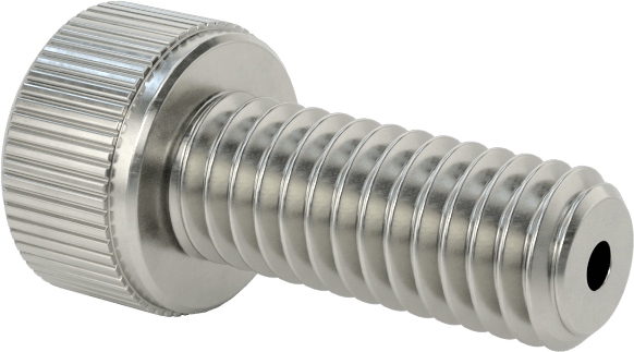 Temizlenmiş ve Torbalı 18-8 Paslanmaz Çelik Havalandırmalı Soket Başlı Vida, Yüksek Vakum, M4 x 0,70 mm Diş Boyutu, 10 mm Uzunluk